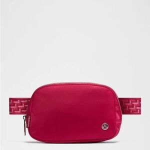 NWT Lululemon Everywhere Belt Bag 1L Monogram Metallic Berry Rumble $48 Rare